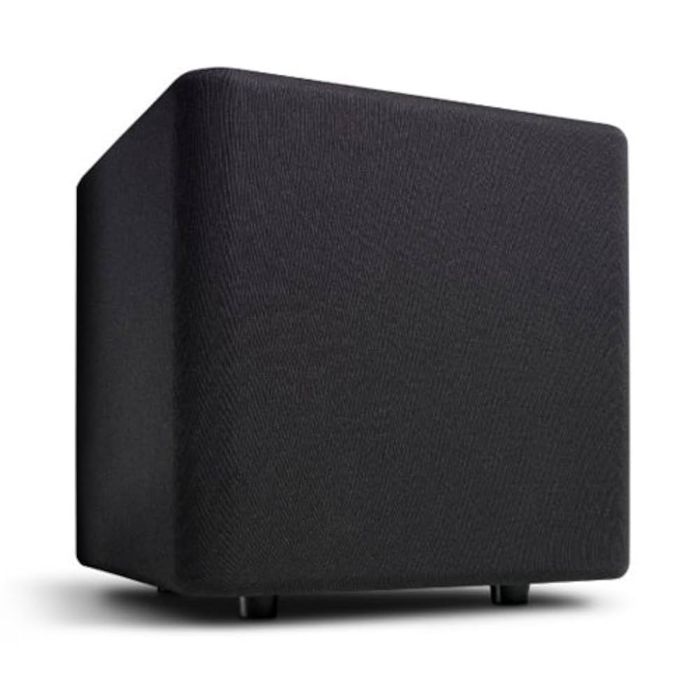 スピーカー・ウーファー KEF KUBE-2 KEF Kube-2 Subwoofer (pasywny, 200 W, 35-150 Hz, Czarny, 330